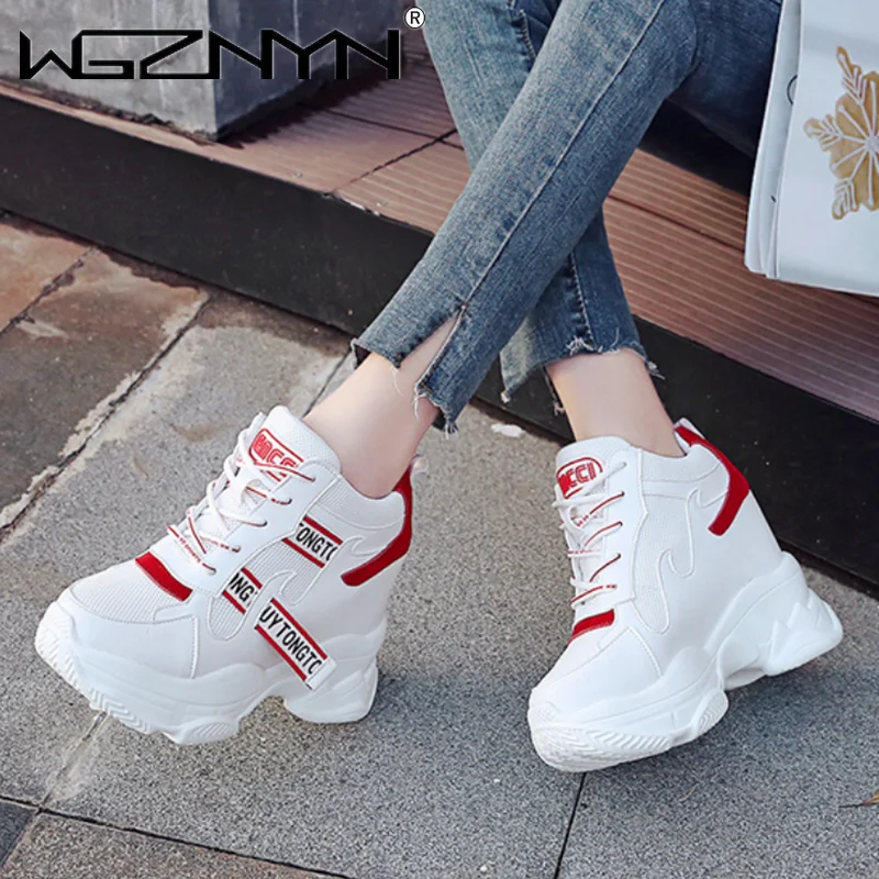Classic Trendy Shoes Women High Top Sneakers Women Platform Ankle Boots Basket Femme Chaussures Femmes Height Increase Sneaker - Image 4