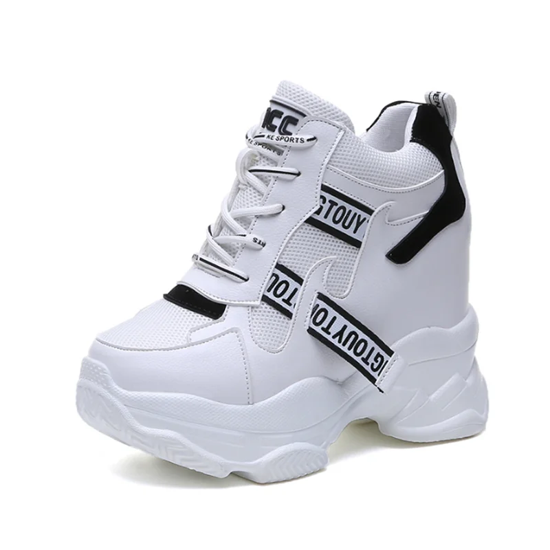 Classic Trendy Shoes Women High Top Sneakers Women Platform Ankle Boots Basket Femme Chaussures Femmes Height Increase Sneaker - Image 7