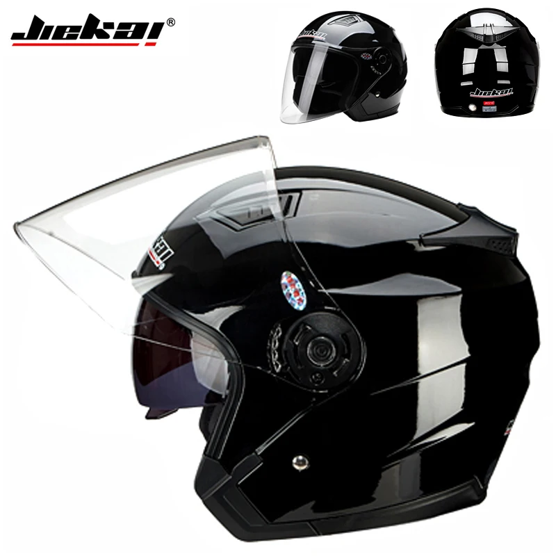 Motorbike Casco Go Kart Scooter Motor Van Motorcycle Dual Lens Vintage Helmets Four Seasons Racing Half Helmets Casque Helmet - Image 10
