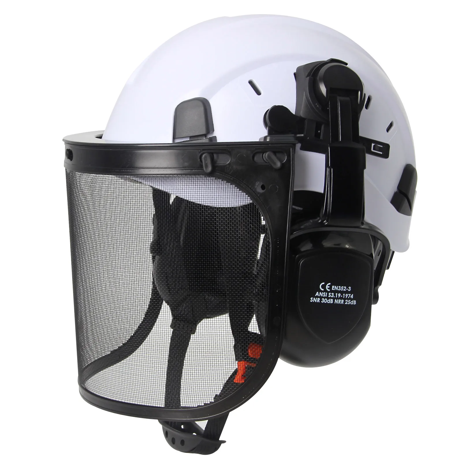 Industrial Forestry Safety Helmet Visor Earmuffs Chainsaw Arborist Logging Hard Hat Goggles CE ABS Construction Working Hard Cap - Image 7