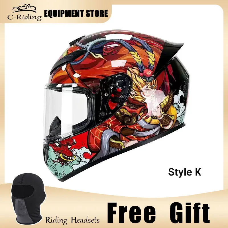 Full Face Helmet Casco Moto Capacete Motorcycle Helmet Racing Kask Casque Moto Full Face Kask Downhill DOT Approved - Image 19