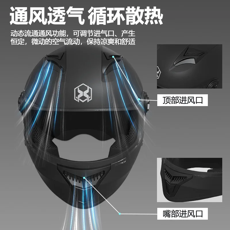 Motocross Helmet Casco Motocross Bicycle Downhill Capacete Cross Safety Helmet Abs Motorcycle Full Face Helmet Cascos Para Moto - Image 6