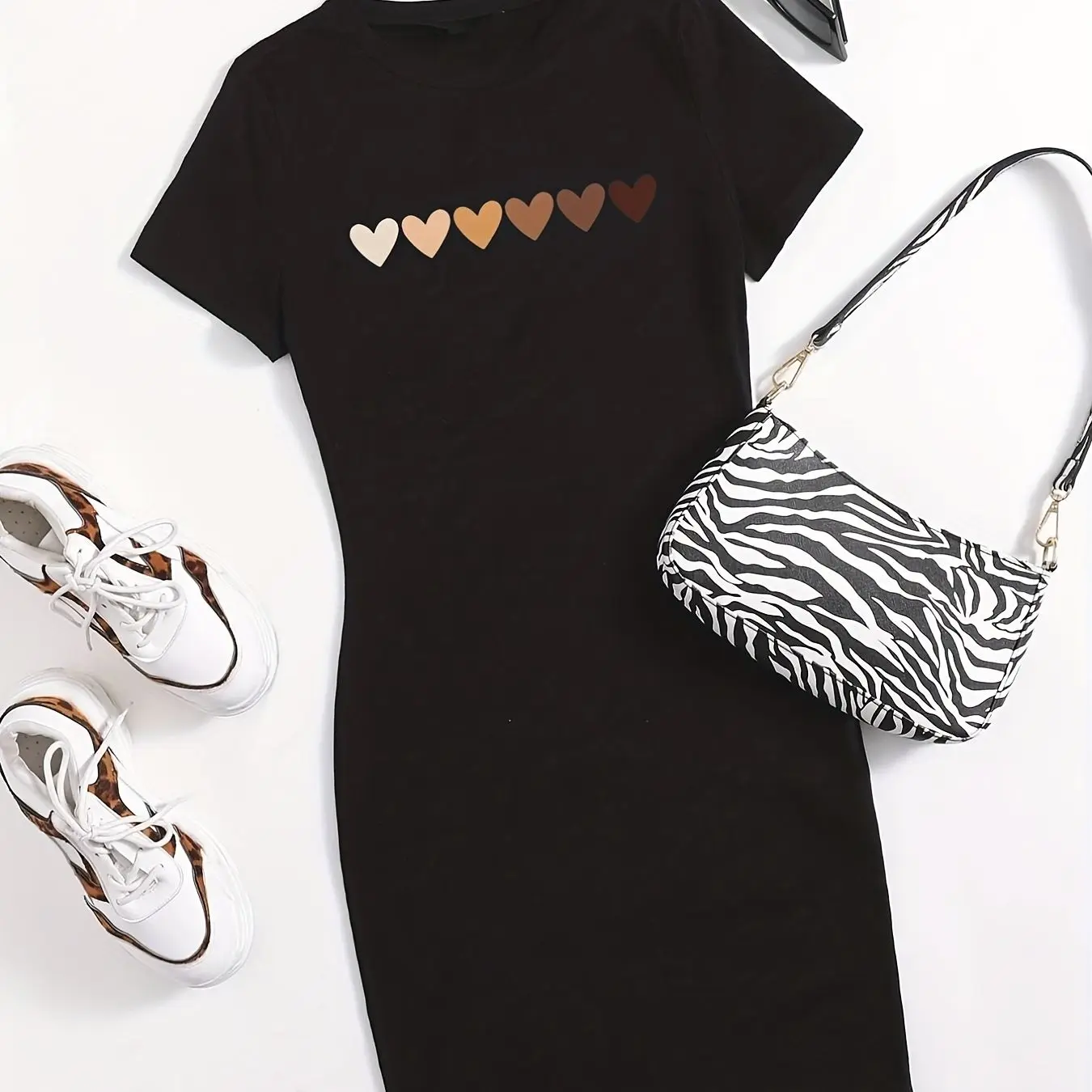 Plus Size Women Short Sleeve O-Neck Loose Casual Dresses Fashion High Quality Short Sleeve Loose Sports Tshirt Breathable Top - Image 6