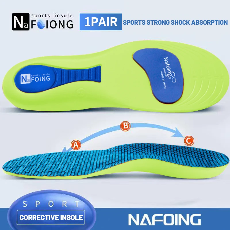 Orthopedic Insoles for Feet Sport Shock-absorbing Insole for Shoes Arch Support Plantar Fasciitis Templates Pads Men Women Sole - Image 9