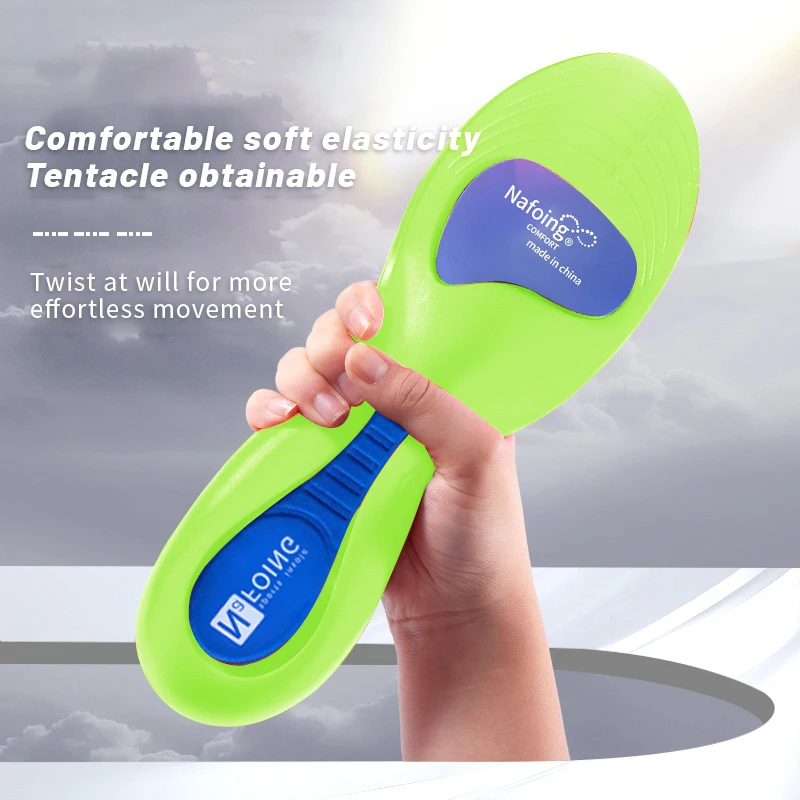 Orthopedic Insoles for Feet Sport Shock-absorbing Insole for Shoes Arch Support Plantar Fasciitis Templates Pads Men Women Sole - Image 4