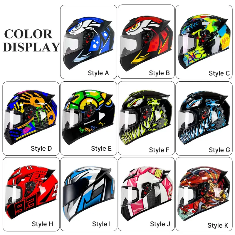 Full Face Helmet Casco Moto Capacete Motorcycle Helmet Racing Kask Casque Moto Full Face Kask Downhill DOT Approved - Image 6