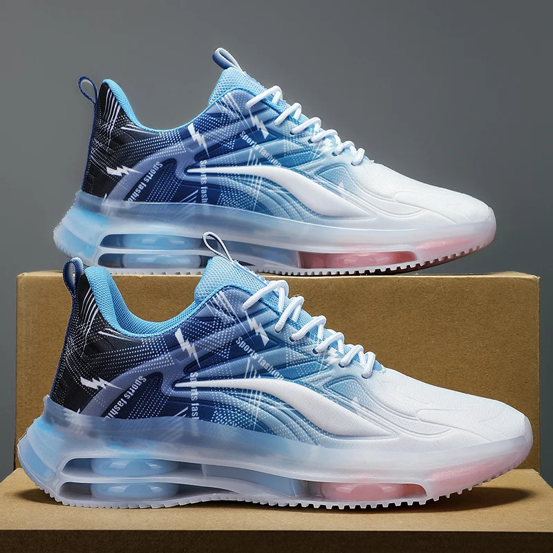 Men's Fashionable Basketball Shoes, with Air Cushioning, Comfortable and Non-Slip, Breathable and Shock-Absorbing, Suitable for Men's Outdoor Activities - Image 8