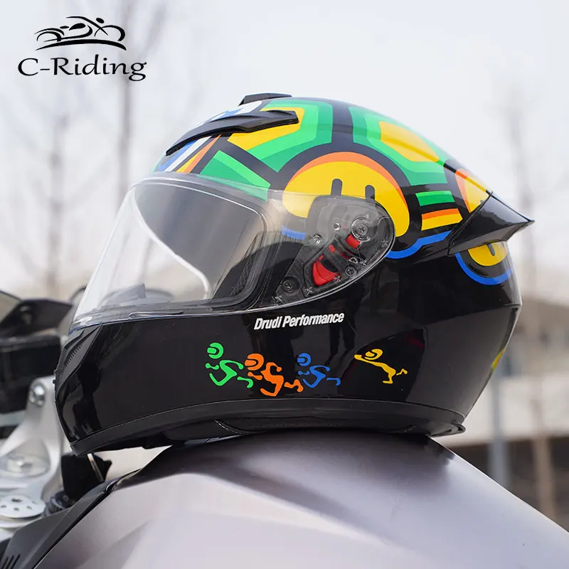 Full Face Helmet Casco Moto Capacete Motorcycle Helmet Racing Kask Casque Moto Full Face Kask Downhill DOT Approved