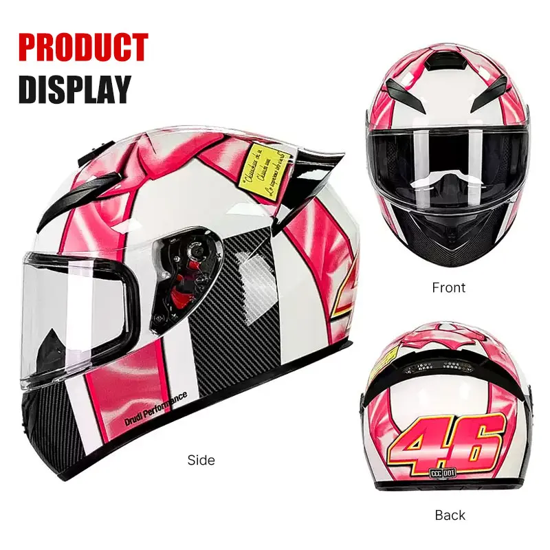 Full Face Helmet Casco Moto Capacete Motorcycle Helmet Racing Kask Casque Moto Full Face Kask Downhill DOT Approved - Image 4