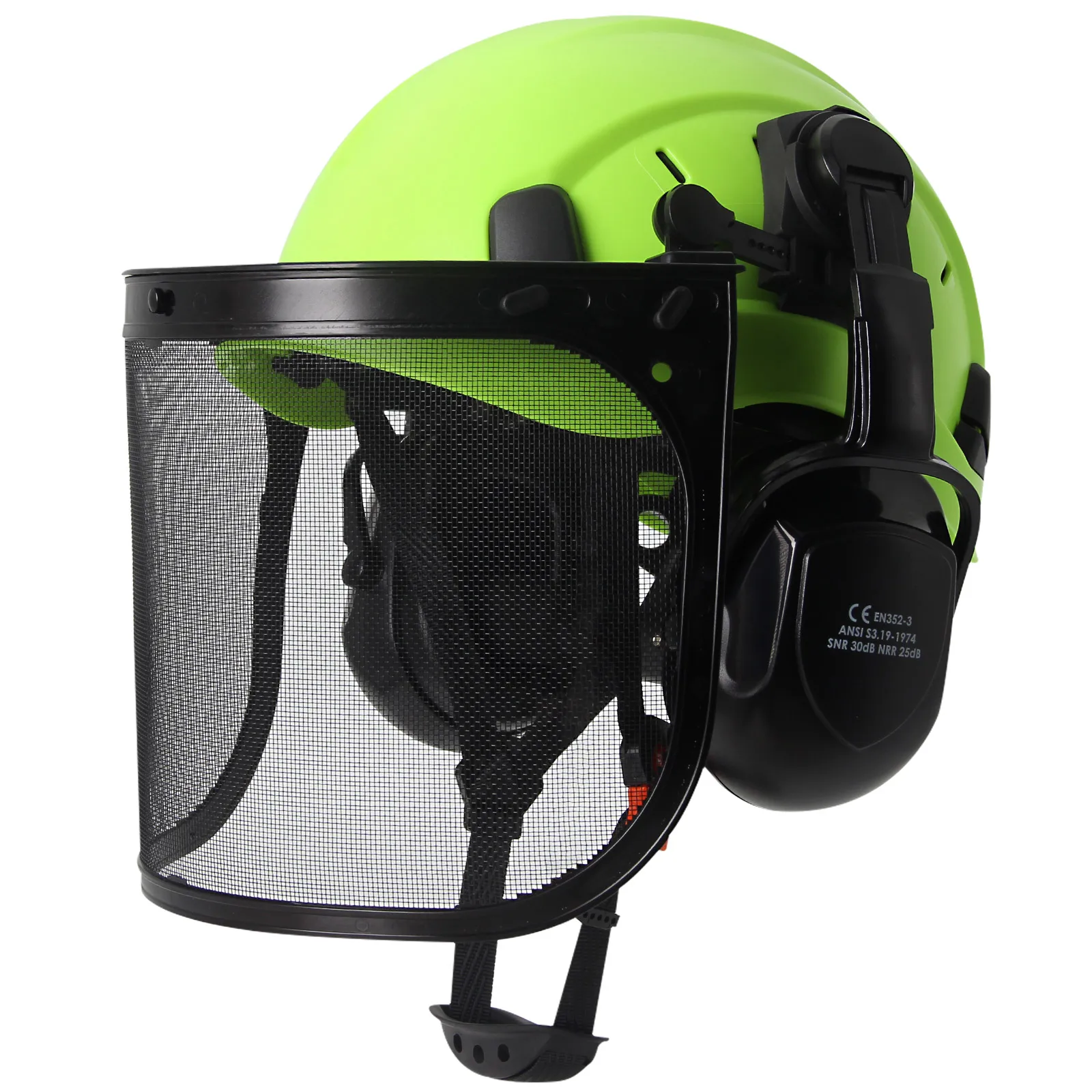 Industrial Forestry Safety Helmet Visor Earmuffs Chainsaw Arborist Logging Hard Hat Goggles CE ABS Construction Working Hard Cap - Image 8