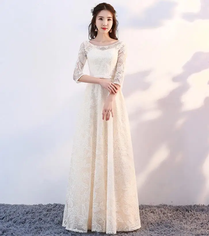 Evening Dresses DongCMY New Fashion Elegant Formal Sequin Lace Black Vintage A-line Half Floor-length Plus Size Prom Gown - Image 7
