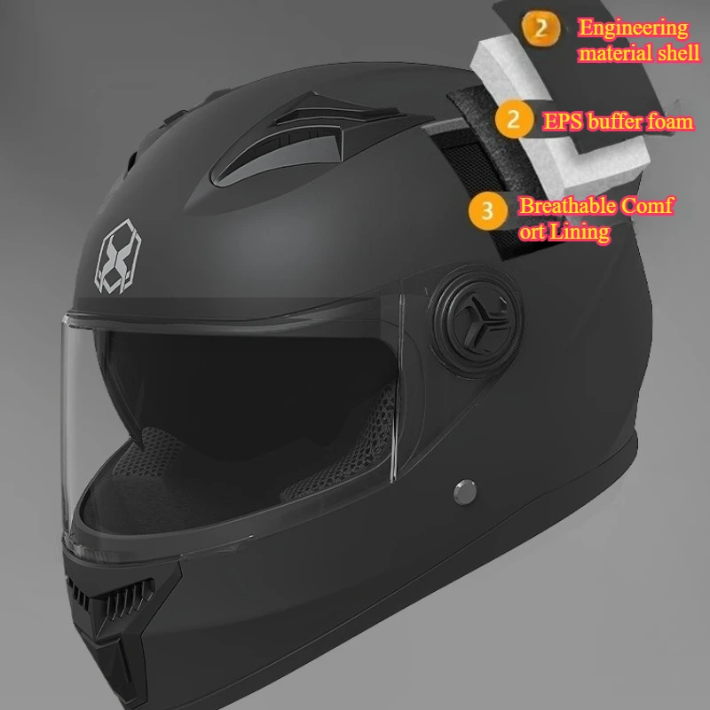 Motocross Helmet Casco Motocross Bicycle Downhill Capacete Cross Safety Helmet Abs Motorcycle Full Face Helmet Cascos Para Moto - Image 2