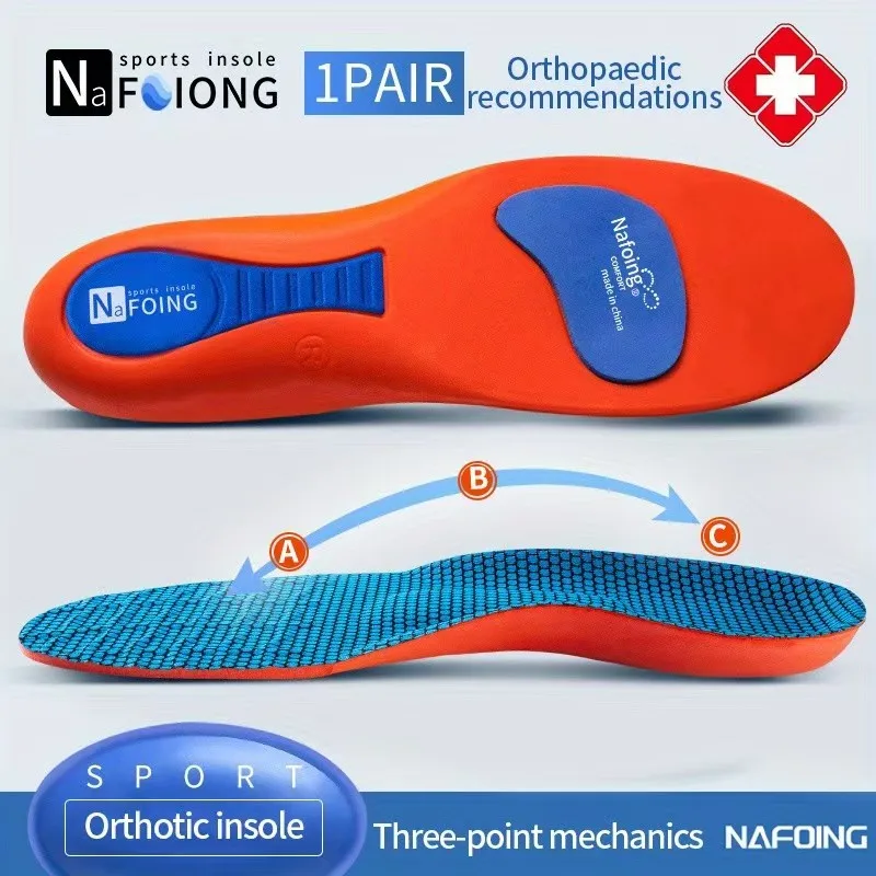 Orthopedic Insoles for Feet Sport Shock-absorbing Insole for Shoes Arch Support Plantar Fasciitis Templates Pads Men Women Sole - Image 10