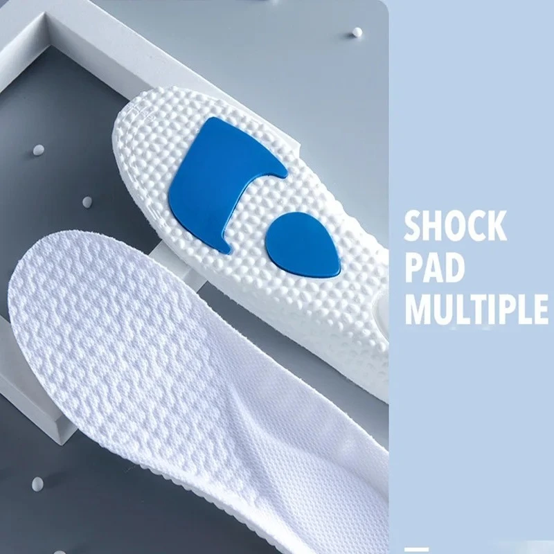Soft-soled Sports Insoles for Men Shock-absorbing and Breathable in Summer Not Tiring To Stand for A Long Time - Image 3