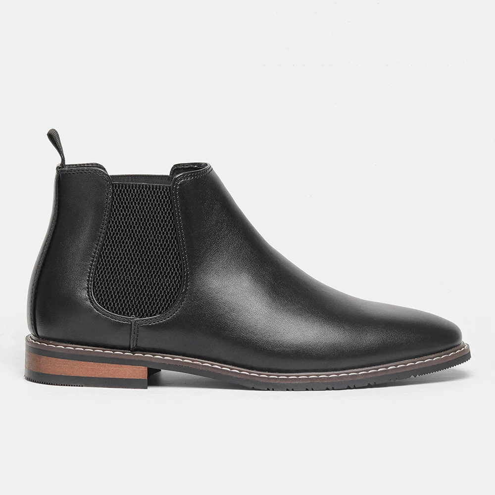 Comfortable Chelsea Boots for Men Fashionable Leather Footwear 2025 Brand Men's Boots - Image 6