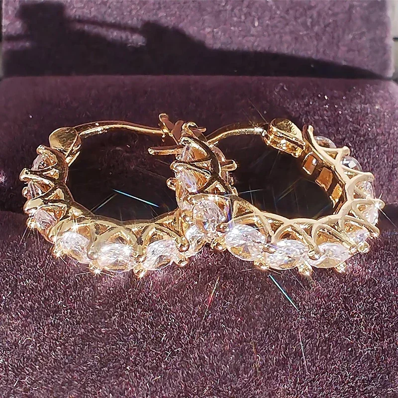 Boucle D’oreille Femmes Women Hoop Earrings Stylish Girl Accessories Party Daily Wearable Fashion Jewelry Piercing Бижутерия - Image 3