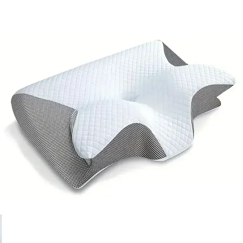 1pc Memory Foam Cervical Pillow Neck Protection Slow Rebound Memory Pillow Butterfly Shaped Cervical Neck Sleep care healthy - Image 8