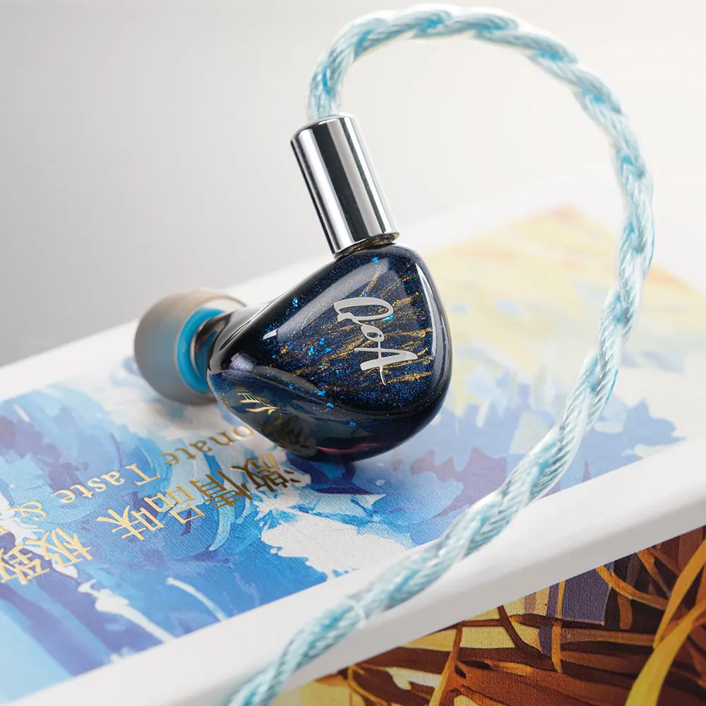 QoA Cloud Scape In Ear Earphone 1 Dynamic + 1 Planar Headphone With 3.5mm 4.4mm Plug Earbuds HiFi Wired Headset Cable IEMs - Image 4
