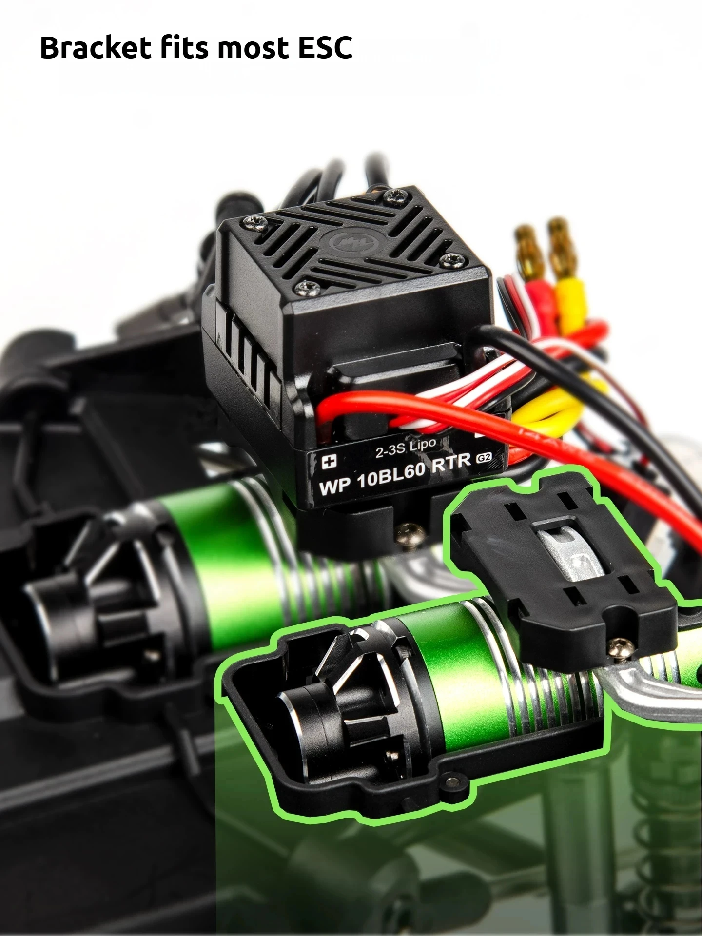 UDI UD1002P 1:10 Scale Brushless 4WD RC Off-Road Desert Short Course Truck Model Rear Straight Bridge Short Card RC Adult Toy - Image 4