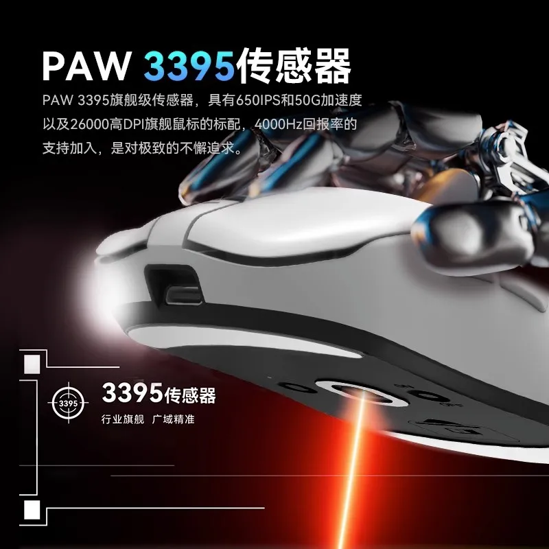 Vgn Dragonfly F1 Moba Wireless Mouse 2.4g Wired 26000dpi 55g Gaming Mouse 130h Mice Rechargeable Custom For Windows Gaming Mice - Image 4