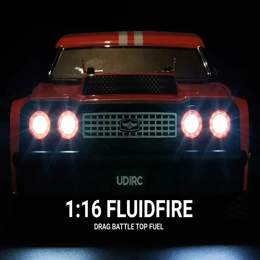 UDRIC UD1609 1/16 Scale 4WD Brushless RC Rally Car, High Speed Remote Control Drift Racing Vehicle with LED Lights Adults Kids - Image 5