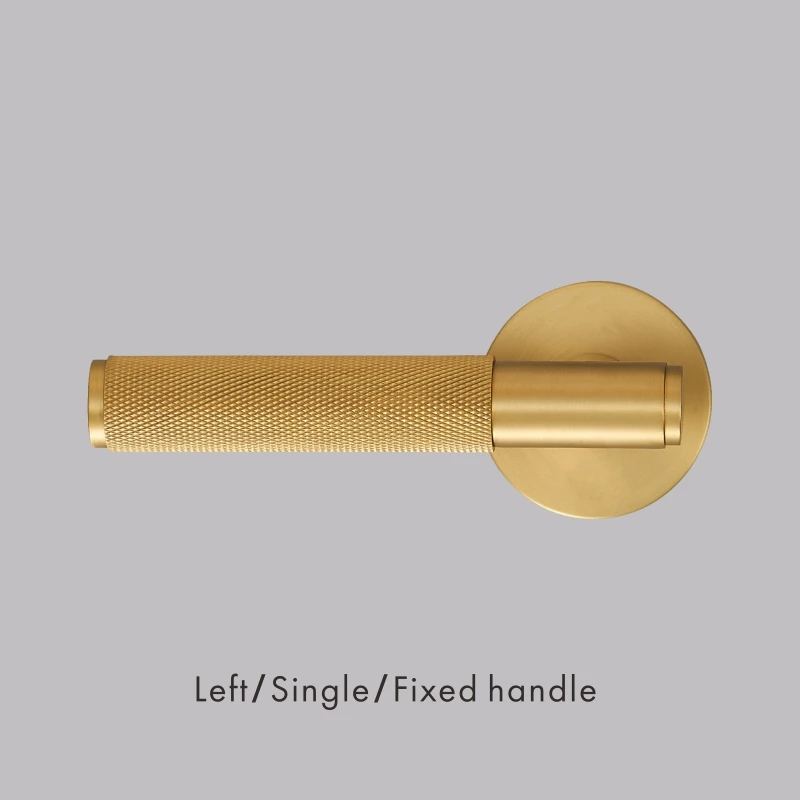 Dooroom Brass Knurled Hidden Door Lock Set Living Room Bathroom Invisible Thumb Turn Matt Black Brushed Brass Open In Emergency - Image 9