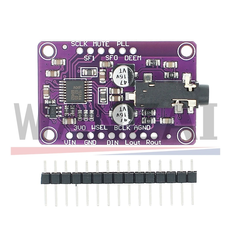 UDA1334A DAC Module UDA1334 I2S DAC Audio Stereo Decoder Module Board For Arduino 3.3V - 5V - Image 4