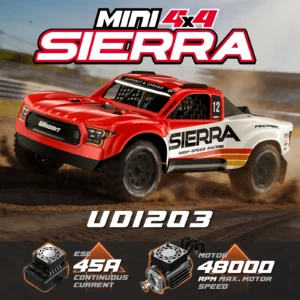 UDIRC UD1203 SIERRA 1/12 Scale 4WD RC Car Off-Road Truck Electric Desert Buggy Fully Sealed Adult RC Vehicle