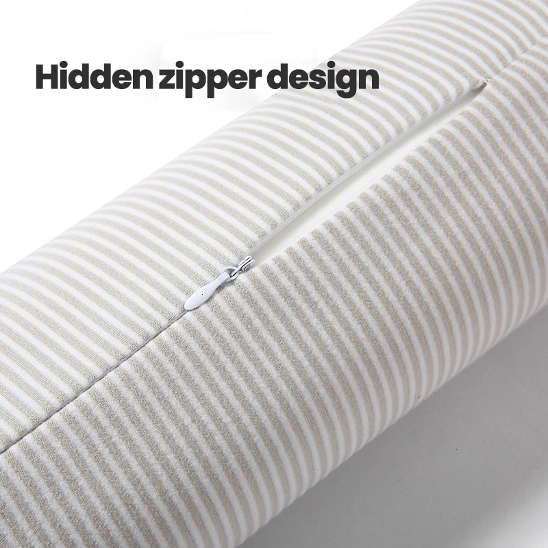 Bolster Roll Pillow for Sleeping on Back or Side Under Knee To Relief Lower Back Pain Between Legs for Head Neck Back and Legs - Image 3