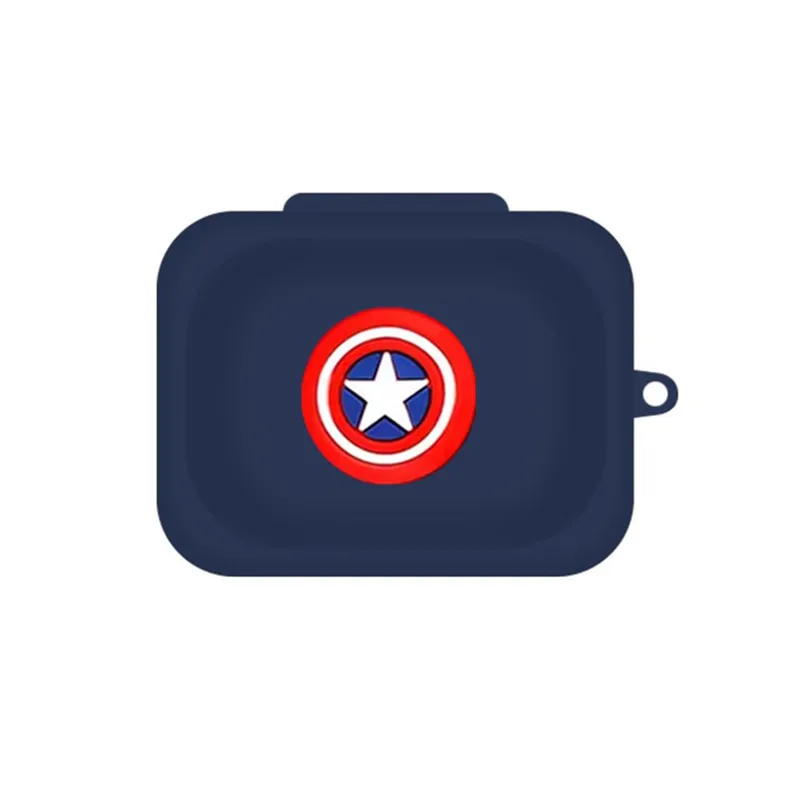 Cartoon Marvel Earphone Case Cover for Nothing Ear (A) Silicone Wireless Earbuds Charging Box Protective Shell With Hook - Image 3