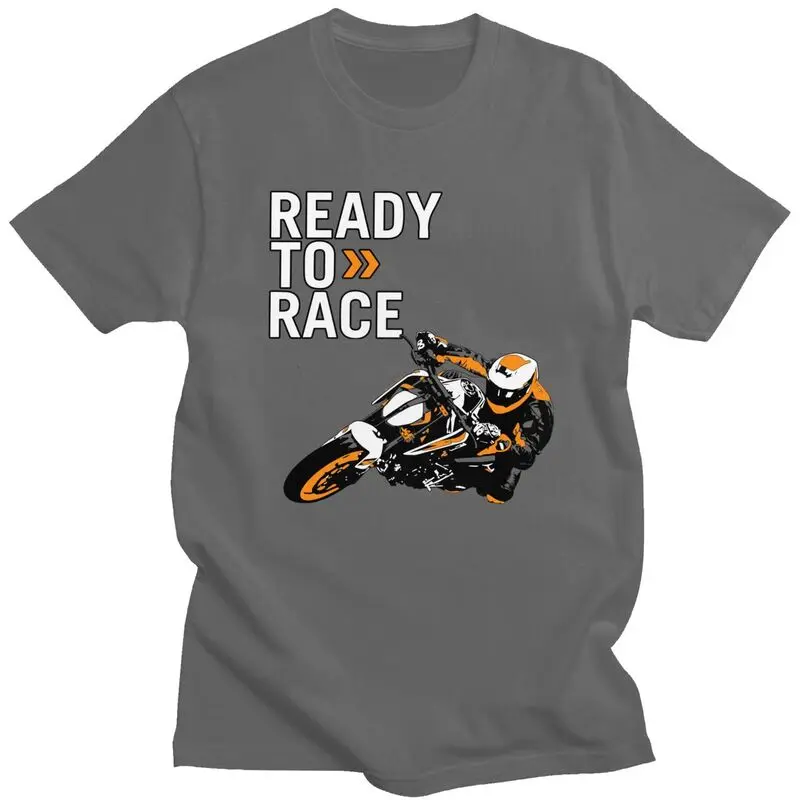 Custom Handsome Ready To Race T Shirt Men Short Sleeved 100% Cotton T-shirt Casual Motorbike Racing Enduro Tee Fashion Tshirt - Image 11