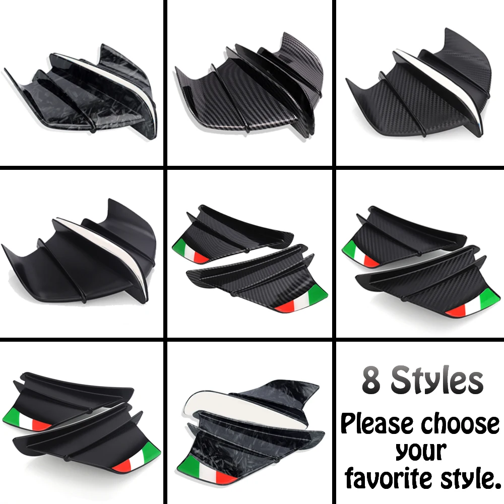 For Ducati 899 959 1198 1198S 1199 1299 Panigale V4 V4S V4R V2 Supersport S Motorcycle Winglet Aerodynamic Wing Kit Spoiler - Image 6