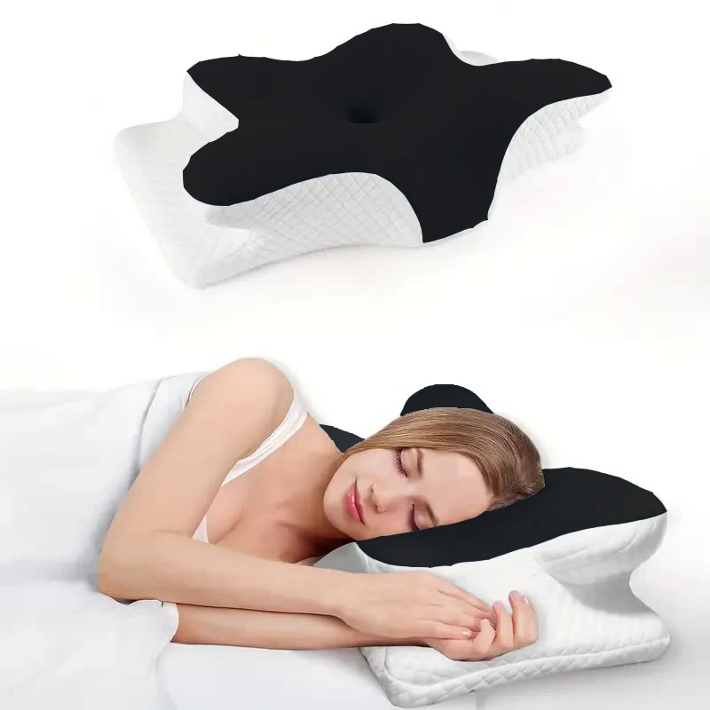 Memory Foam Pillows Butterfly Shaped Relaxing Cervical Slow Rebound Neck Pillow Pain Relief Sleeping Orthopedic Pillow Beding - Image 7