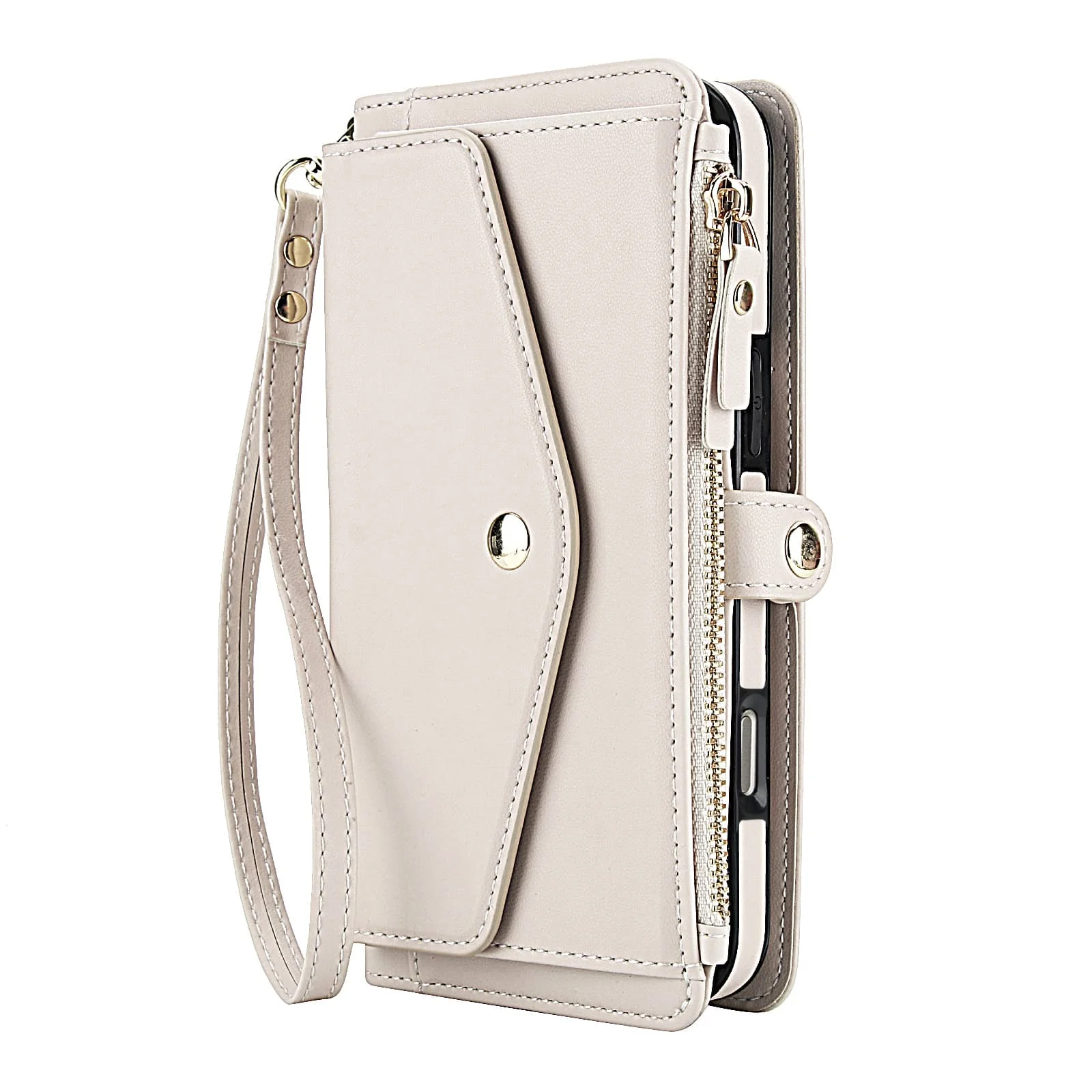 For iPhone 17 Pro Max/Air/17 Pro Wallet Case, RFID Blocking Card Holder, Detachable Magnetic Phone Cover with Crossbody Strap - Image 10