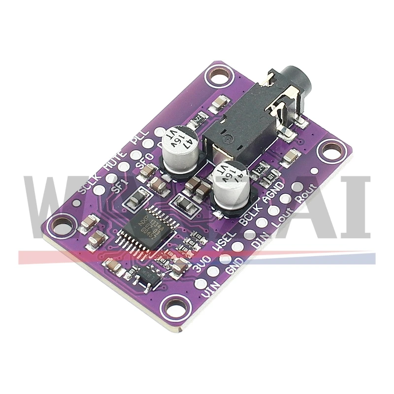 UDA1334A DAC Module UDA1334 I2S DAC Audio Stereo Decoder Module Board For Arduino 3.3V - 5V - Image 5