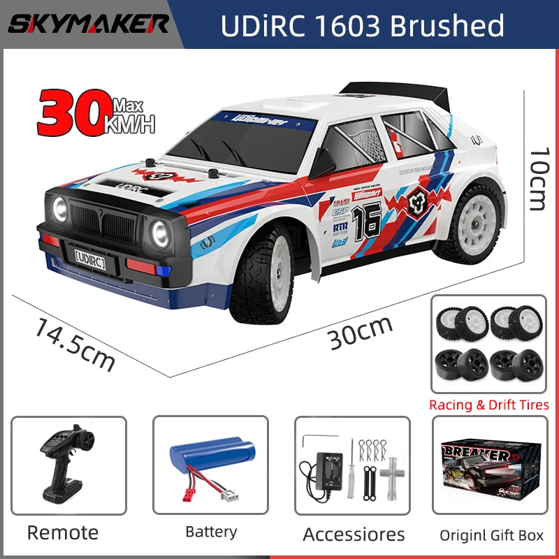 RC Racing Car 1/16 UD1604 UD1603 Ud1607 UD1608 RC Car High Speed 2.4G Brushless 4WD Drift Remote Control Drift Car toys For Boys - Image 13