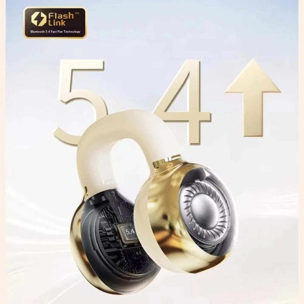 OWS Ear Clip Earbuds Upgraded Leakproof Sound 13mm Large Diaphragm Panoramic Audio Dolby Surround Wireless Earphones for Music - Image 5