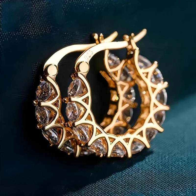 Boucle D’oreille Femmes Women Hoop Earrings Stylish Girl Accessories Party Daily Wearable Fashion Jewelry Piercing Бижутерия - Image 2