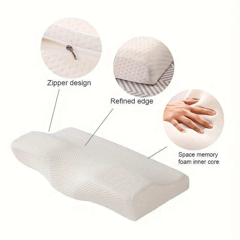 Memory Foam Bed Orthopedic Pillow For Neck Sleeping Orthopedic Pillow Pillow Latex Cervical Neck Pillow For Side Back - Image 4