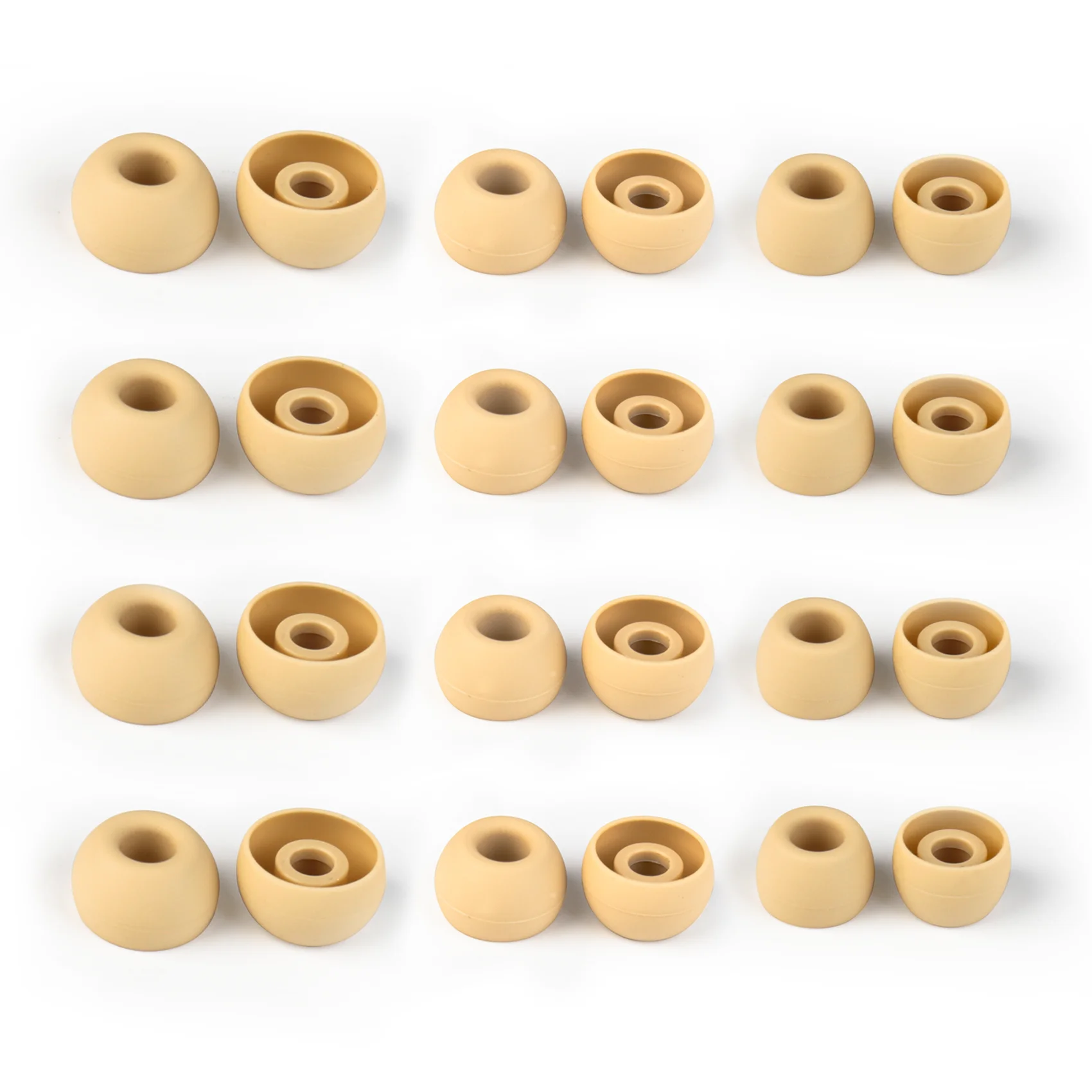KBEAR 4540 coffee Silicone Eartips Ergonomically Designed Earcap Optional XS/S/M/L size and combination set Comfortable Earmuffs - Image 17