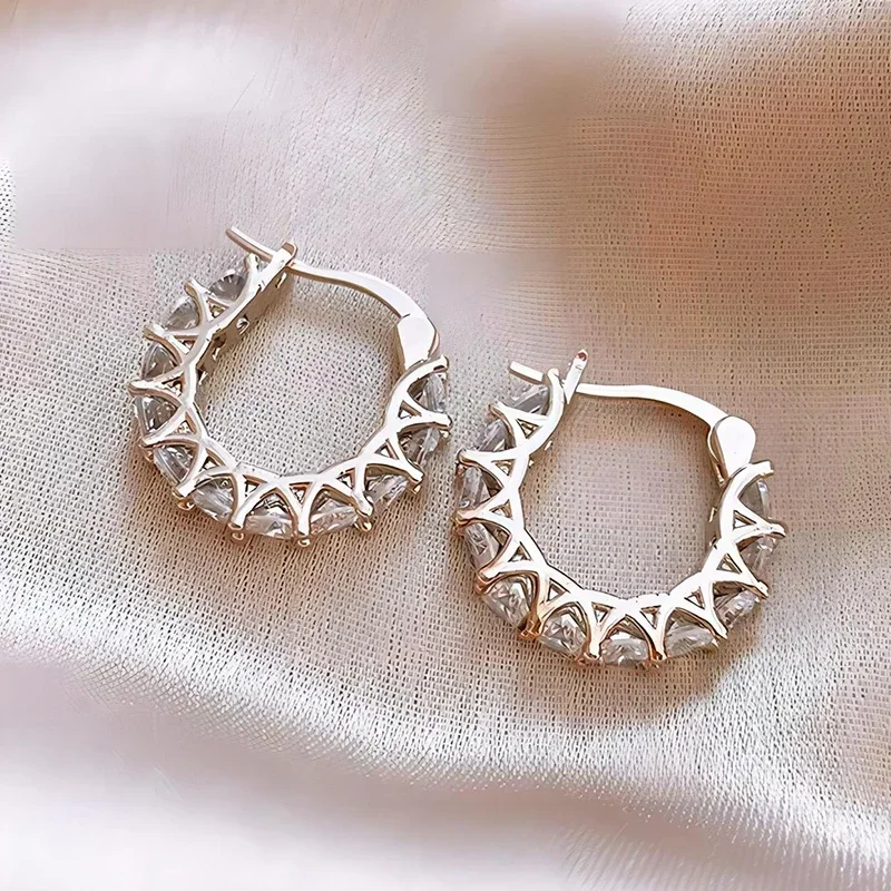 Boucle D’oreille Femmes Women Hoop Earrings Stylish Girl Accessories Party Daily Wearable Fashion Jewelry Piercing Бижутерия - Image 5