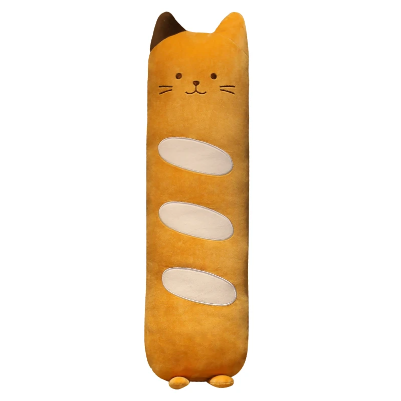 100cm Long Animals Plush Toy Stuffed Squishy Animal Bolster Pillow Cat Cylindrical Plushie Toy Sleeping Friend Best Gifts - Image 7