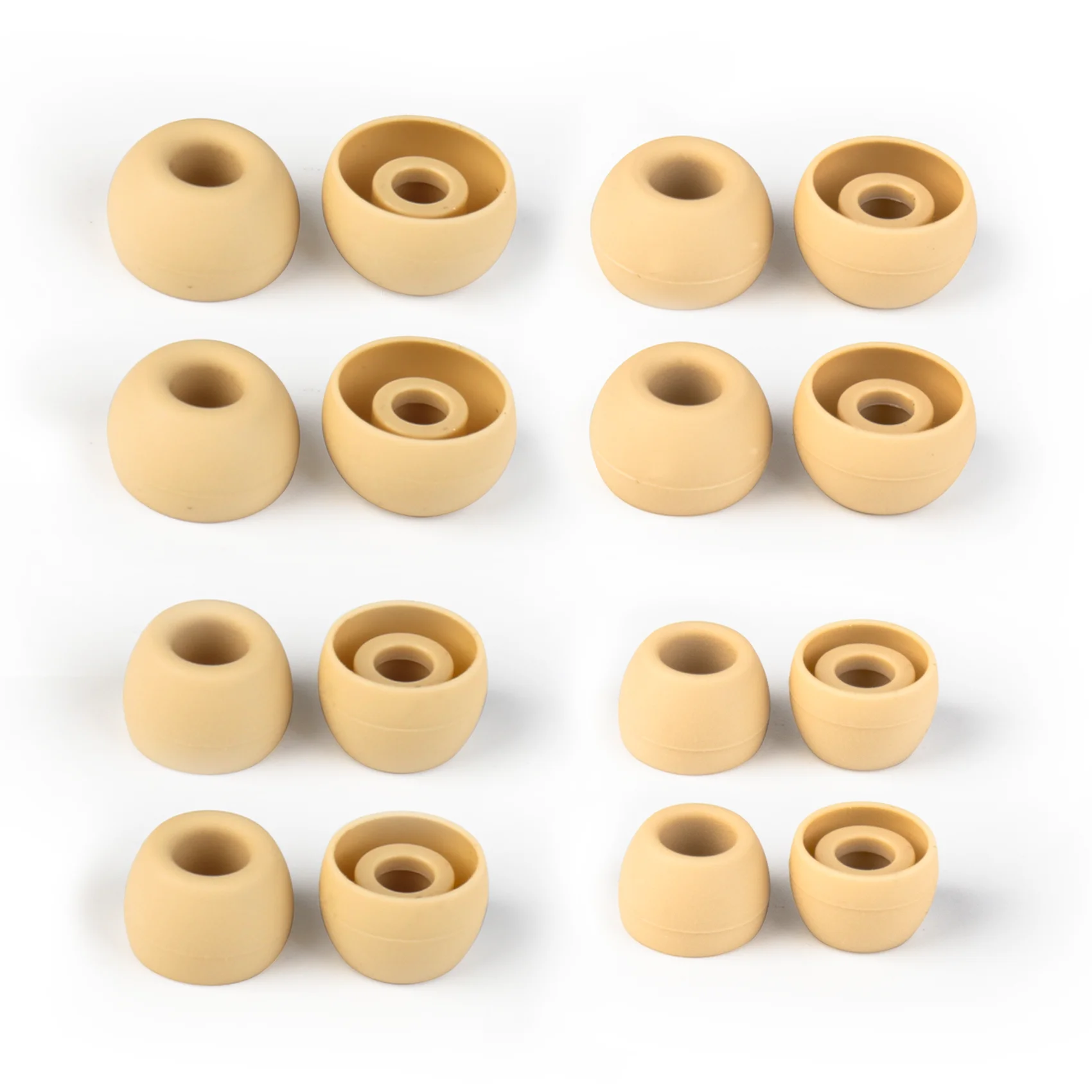 KBEAR 4540 coffee Silicone Eartips Ergonomically Designed Earcap Optional XS/S/M/L size and combination set Comfortable Earmuffs - Image 7
