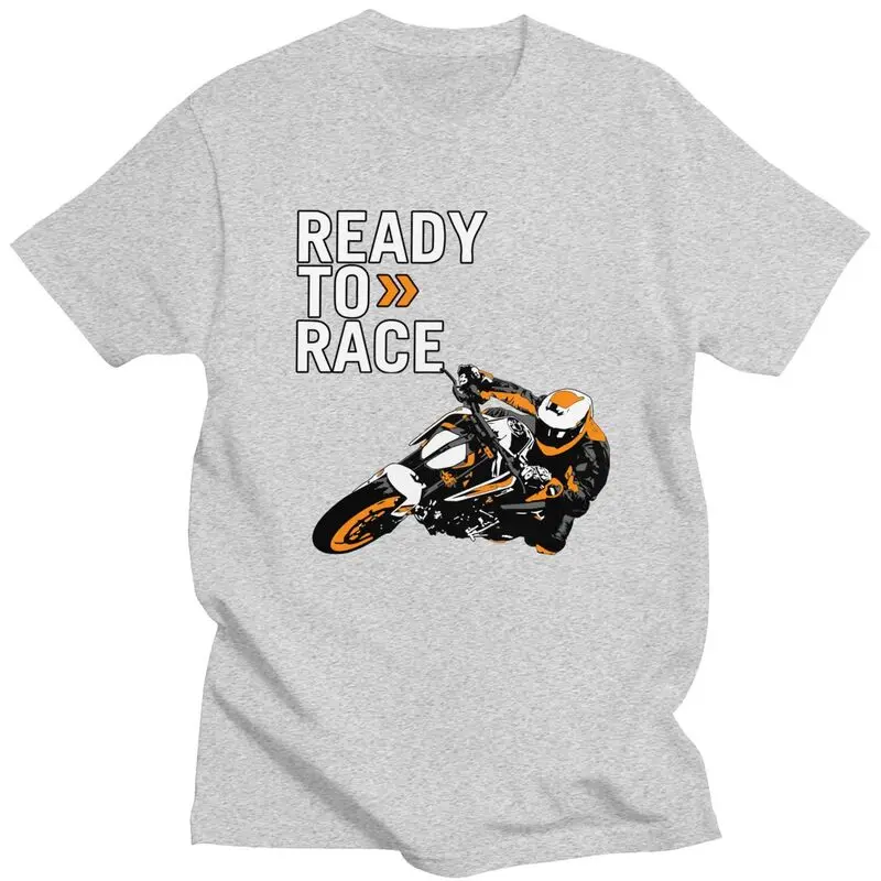 Custom Handsome Ready To Race T Shirt Men Short Sleeved 100% Cotton T-shirt Casual Motorbike Racing Enduro Tee Fashion Tshirt - Image 12