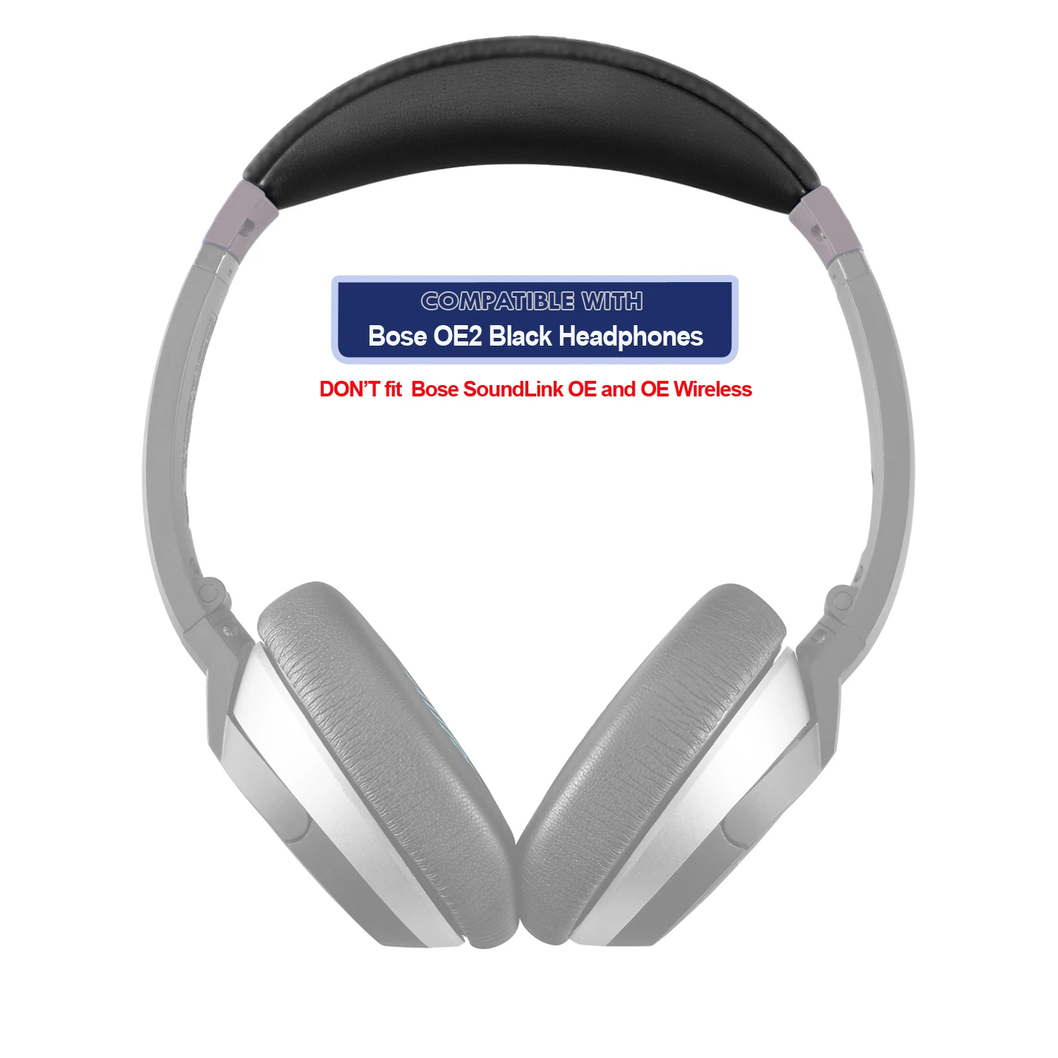 Carberon Replacement Headband Cushion for Bose OE2 Headphone,Black - Image 3