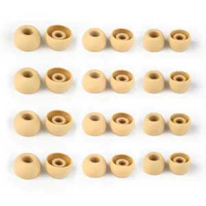 KBEAR 4540 coffee Silicone Eartips Ergonomically Designed Earcap Optional XS/S/M/L size and combination set Comfortable Earmuffs